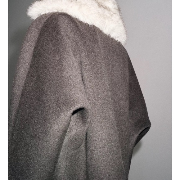 Zara Brown Wool Jacket - Picture 4 of 6